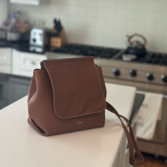 Oroton Margot Medium Satchel in Brown Size M - Picture 2 of 16